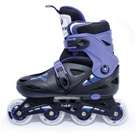 Ролики раздвижные Ridex Hop Purple, размер 31-34