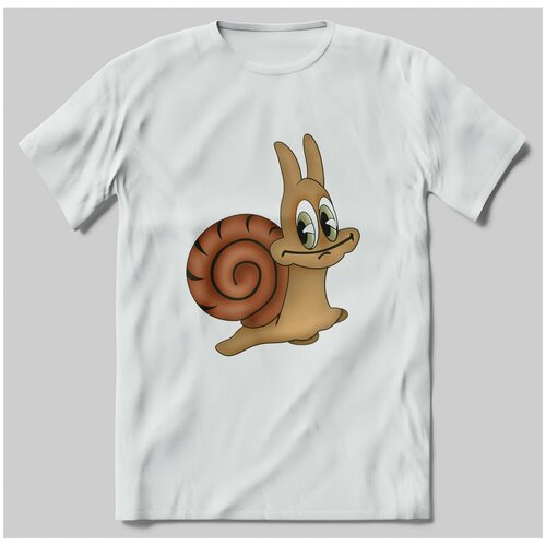 фото Футболка с принтом улиточка brut-shop