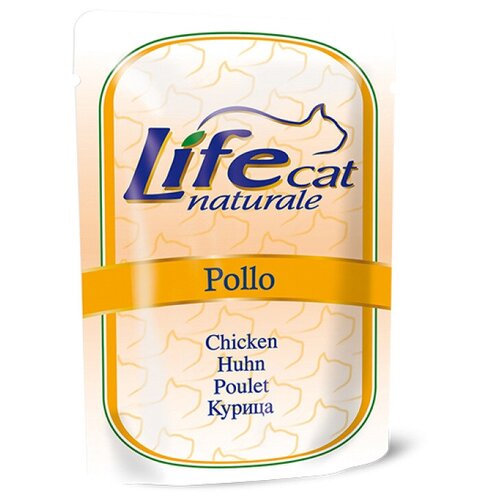 Lifecat Деликатес для кошек Курица в желе 70гр 130 (18 шт)