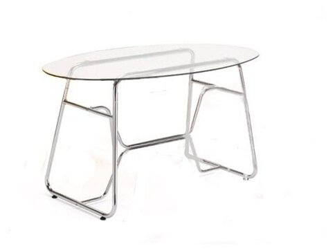 фото Обеденный стол GC 2296 стеклянный 1400х760х760 red&black хром