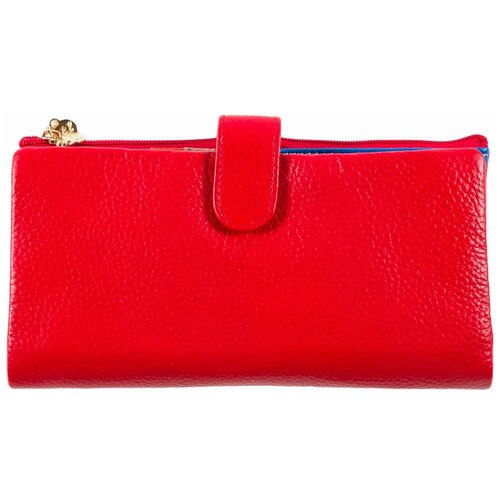 фото Кошелек красный кожаный женский russian look kgaw18-93-05