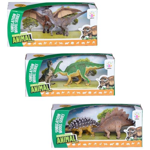 Купить Игровой набор Junfa В мире динозавров, серия 2, 26х10х11см, Китай