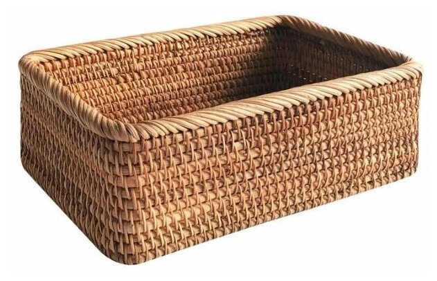 фото Корзина из ротанга 24,5 * 16 см