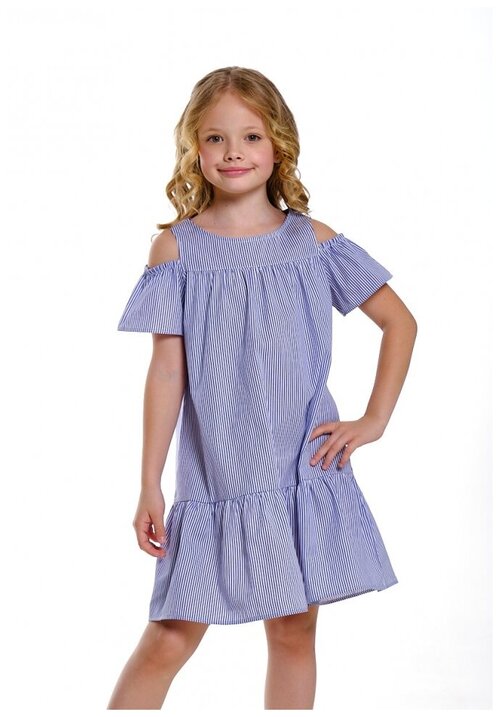 Платье Mini Maxi, размер 122, синий