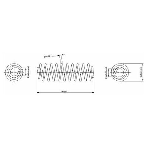 фото Пружина подвески monroe sp3392 для citroen c4 i; peugeot 307