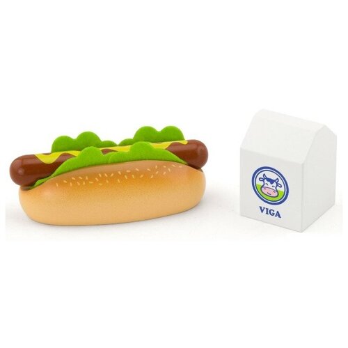 VIGA Набор Завтрак (дерево) 51601 с 3 лет