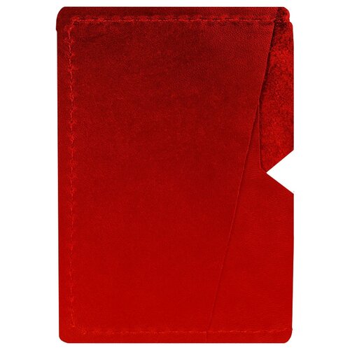 фото Кредитница officespace, натуральная кожа, 3 кармана для карт, красный