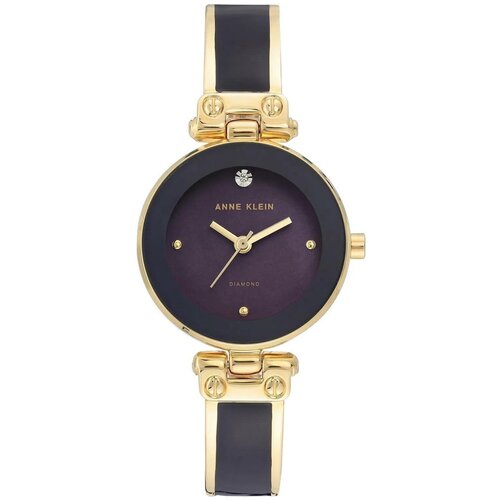 фото Наручные часы anne klein наручные часы anne klein 1980plgb, фиолетовый, золотой