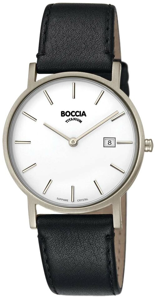 Наручные часы BOCCIA Circle-Oval, серебряный, белый