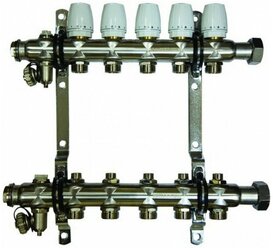 Коллекторная группа 1" х 3/4 - 5 контуров Millennium
