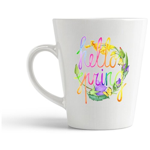 фото Кружка-латте coolpodarok "краски. hello spring"