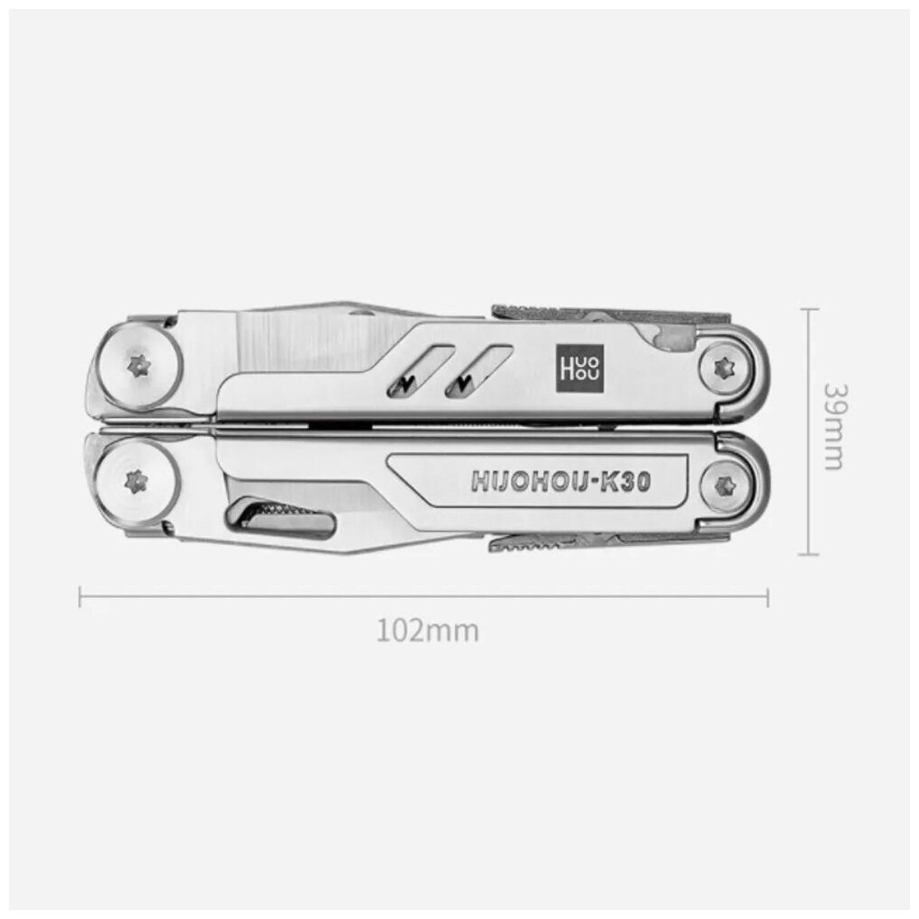 Мультитул Xiaomi NexTool Multi-function Wrench Knife Black (NE20145) - фото №9