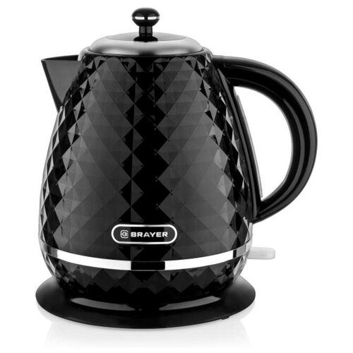 BRAYER Чайник электрический BRAYER BR1008BK пластик 17 л 2200 Вт автоотключение чёрный 396400₽