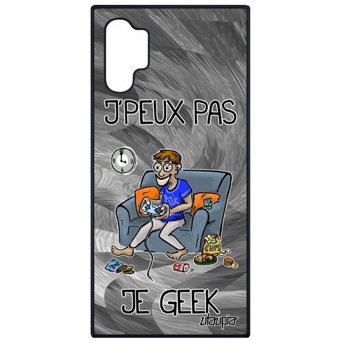 фото Защитный чехол на телефон // samsung galaxy note 10 plus // "не могу - играю!" шутка прикольный, utaupia, серый