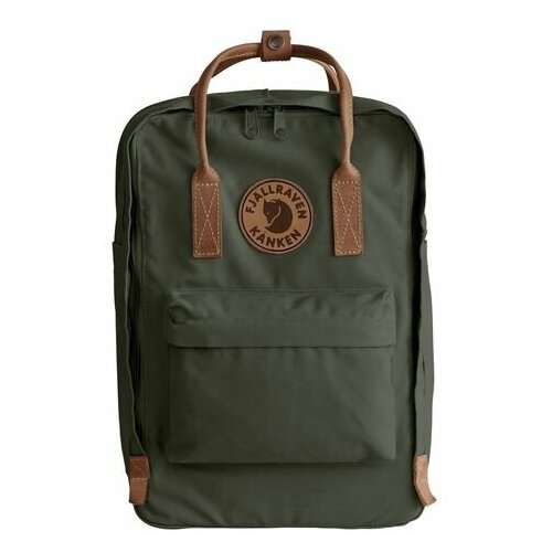 фото Fjallraven рюкзак kanken no. 2 laptop 15", темно-зеленый, 28х16х40 см, 18 л