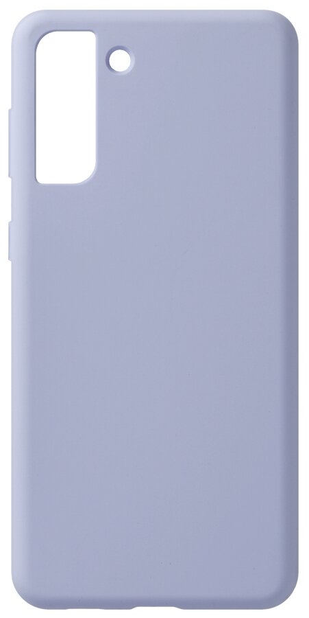 Чехол накладка Deppa Liquid Silicone Pro для Samsung Galaxy S21 Plus, лавандовый, картон