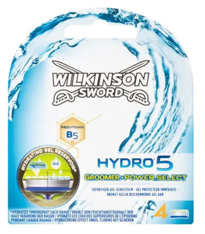 Wilkinson Sword HYDRO 5 groomer power select Сменные кассеты (4 шт.)