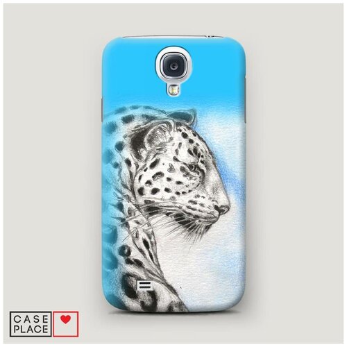 фото Чехол пластиковый samsung galaxy s4 леопард арт case place