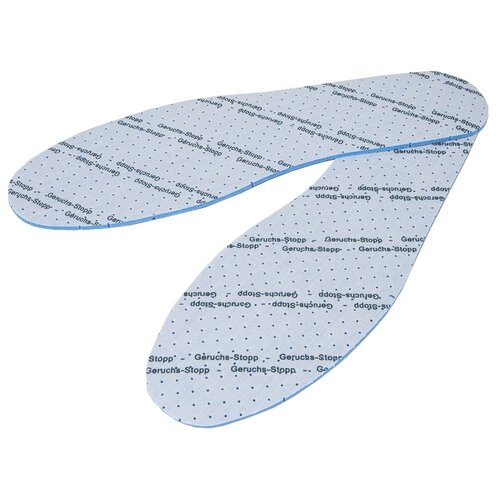 фото Стельки для обуви onlitop дышащие, с антибактериальным покрытием голубой 36-46
