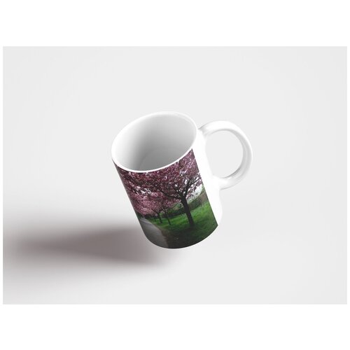 фото Кружка "вишня, декоративная вишня, вишня в цвету" 320 мл lotsprints