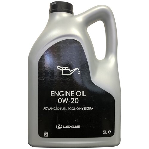 Синтетическое моторное масло LEXUS Engine Oil Advanced Fuel Economy Extra 0W-20, 5 л