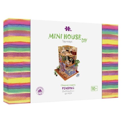 Сборная модель Hobby Day Румбокс Таунхаус (M029) 1:43 интерьер в миниатюре hobby day diy mini house 1 coffee house m027 1 43