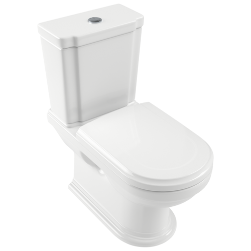 Villeroy & Boch Hommage 666210R1 с вертикальным выпуском белый унитаз сиденье villeroy