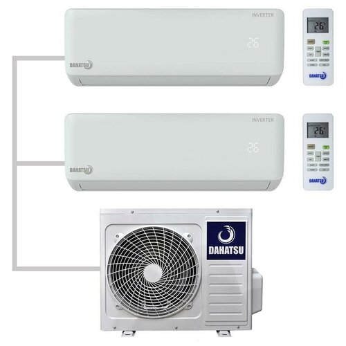 Инверторная мульти сплит-система Dahatsu DHMULT - 24/3 Серия DHMULT DC INVERTER (7+7+9)