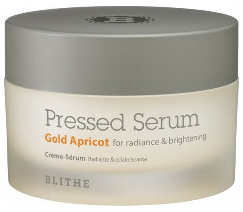 BLITHE Спресованная сыворотка-крем для сияния BlithePressed Serum Gold Apricot 50 мл