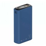 Внешний аккумулятор Olmio QS-30 22.5W 30000 mAh темно-синий - изображение