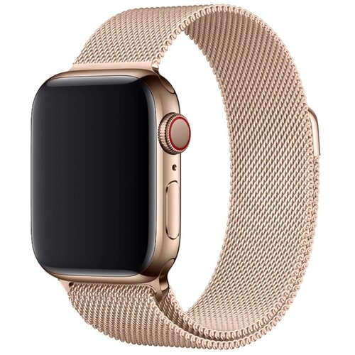 Металлический ремешок Миланская петля для Apple Watch 42mm/44mm/45mm, Gold