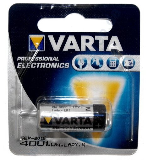 Батарейка Varta LR 1 BLI 1 Alkaline (4001101401) - фото №12