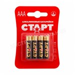 Алкалиновые батарейки Старт старт LR03-BL4 24А ААA 4 шт - изображение
