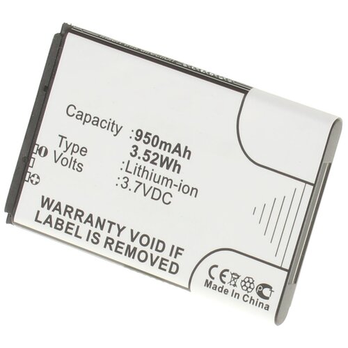 Аккумулятор iBatt iB-U12-M278 950mAh для Samsung GT-S3370 Corby 3G, GTS3650, GT-B3210 Genio Qwerty, GT-B5310 CorbyPRO,