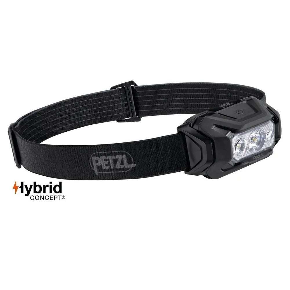 Фонарь налобный Petzl Aria 2 RGB 450лм, черный