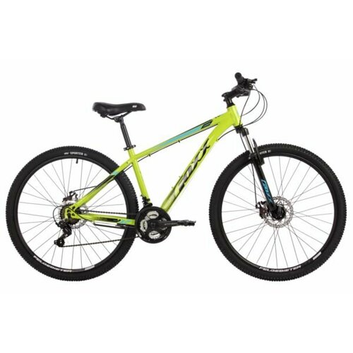 Велосипед FOXX 27.5 CAIMAN лимонный, сталь, размер 20 2024 год горный mtb велосипед foxx caiman 26 2024 14 and quot 26shd caiman 14lm4 лимонный