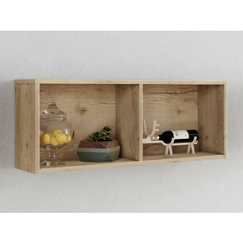 Полка настенная навесная Фабрика Стиль Стивенсон Пн-02, 60х25х30 см