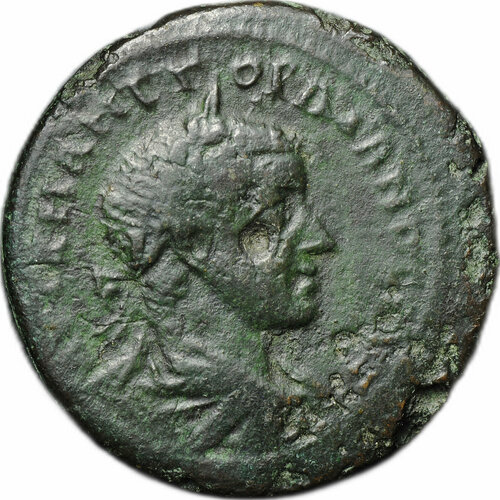 Монета 3 ассария 241-243 Гордиан III (238-244) Немезида, чекан Адрианополис Фракия