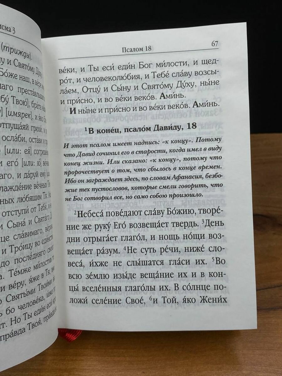Псалтирь с поминовением живых и усопших. С толкованием Евфимия Зигабена. С указанием порядка чтения псалмов на всякую потребу. С келейным правилом преп. Серафима Саровского и чином чтения 12 псалмов - фото №15