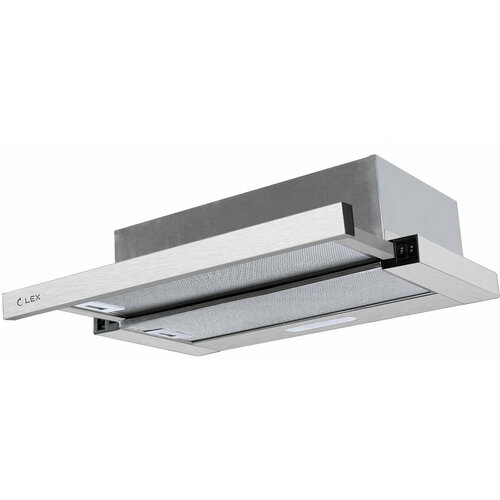 Вытяжка встраиваемая Lex Honver 600 Inox нержавеющая сталь управление кнопочное 1 мотор 836700₽