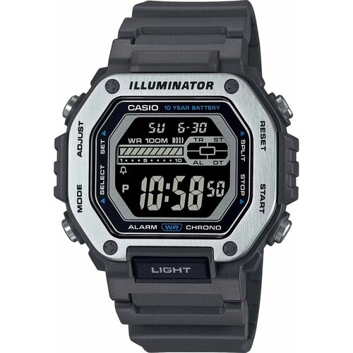 Наручные часы CASIO MWD-110H-8B, серый наручные часы casio mwd 110h 1avef