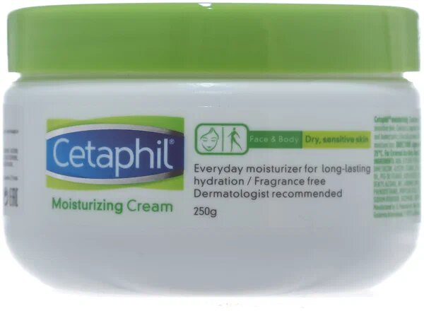 Cetaphil Крем для тела и лица увлажняющий. Для сухой, очень сухой и чувствительной кожи 250 г.