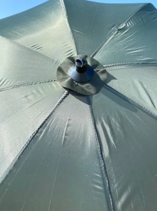 Зонт-палатка карповый / Шатер для рыбалки и отдыха / Пляжный зонт с тентом / Зонт с навесом от дождя и солнца / D=220 см - фотография № 8