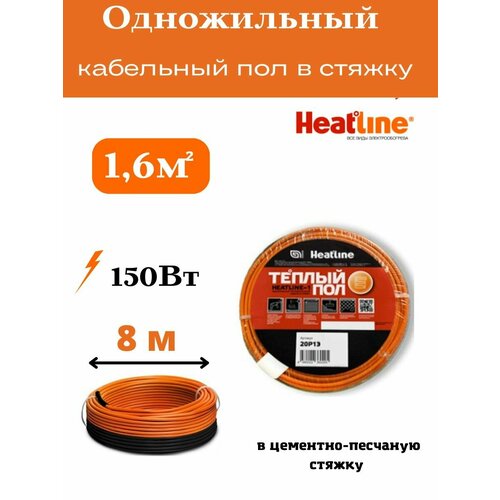 Теплый пол Хитлайн 20Р1Э одножильный теплый пол хитлайн 2 5м² 375вт