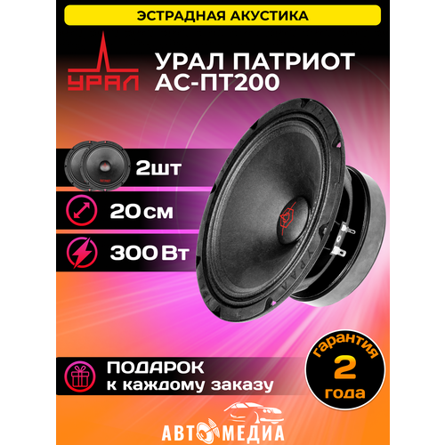 Колонки для автомобиля АС-ПТ200 Патриот 20см 7871₽