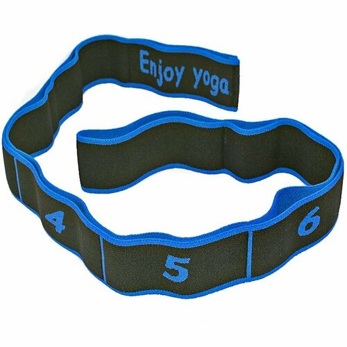 Эспандер для фитнеса пилатеса и йоги спортивная петля для растяжки и гимнастики дома универсальная регулируемая лента для похудения и упражнений для ног рук и ягодиц ленточный инвентарь 445₽