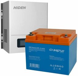 Комплект ИБП для котла Hiden Control HPS20-0312N настенный + Аккумулятор GPL S 40 Ач, 300Вт-120мин