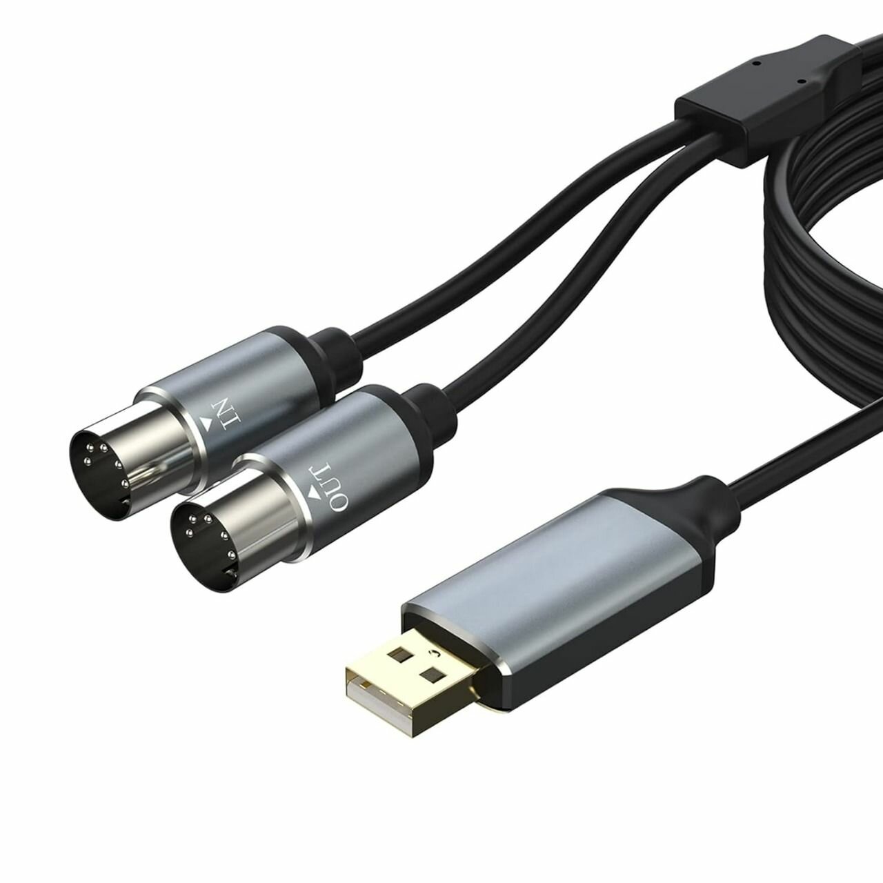 Кабель-адаптер MIDI (M) - USB (M) 1.8 метра