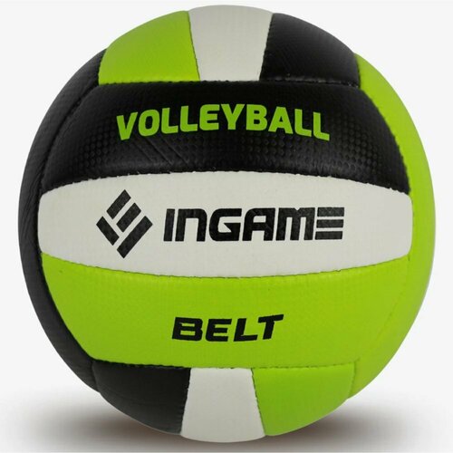 Мяч волейбольный INGAME Belt ING-098 (черный-зеленый)
