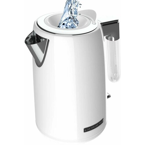 Чайник электрический Polaris PWK 1746CA Water Way Pro, 2200Вт, белый